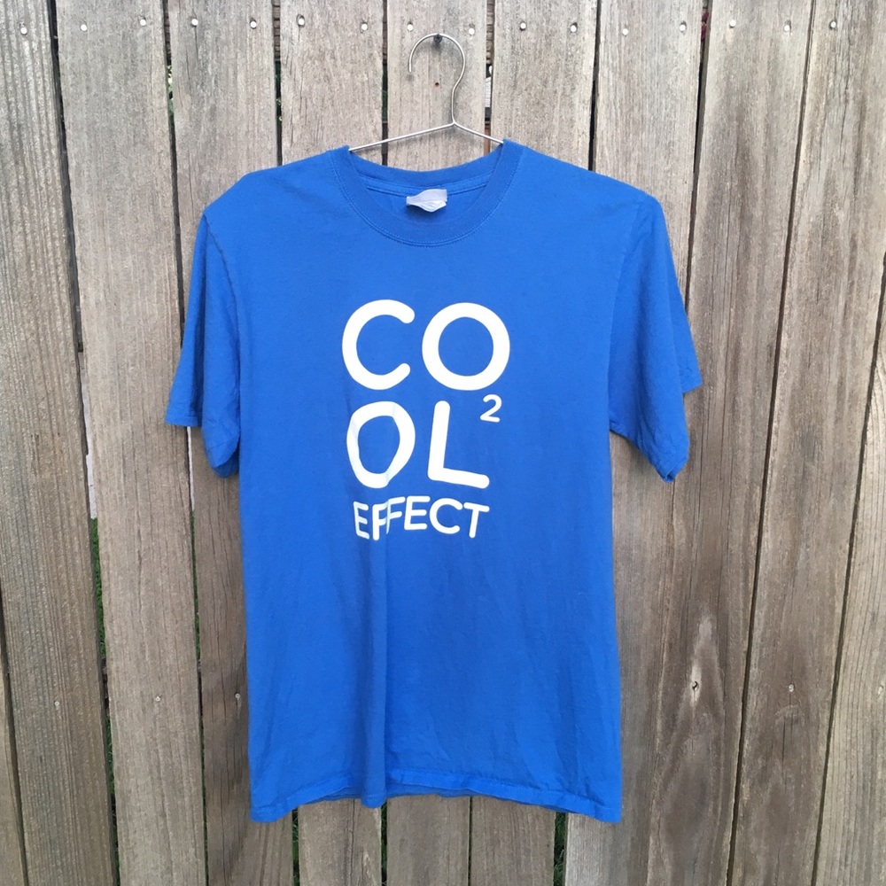 Blue Cool Effect Climate Change Tee